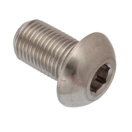 Zoro Select 5/16"-32 Socket Head Cap Screw, Button, Plain 18-8 Stainless Steel, 1/2 in Length ZBC518UNEF