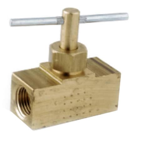 Gizmo 759134-04 .25 in. Female Pipe Thread Straight Needle Valve GI599835