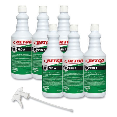 Betco Cleaners & Detergents, Bottle, Citrus, 6 PK 4901600