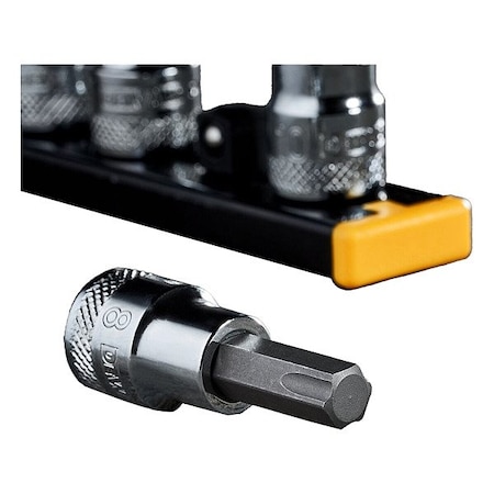 Dewalt Socket Set, 3/8 Inch Drive, MM, 6-Piece DWMT17001