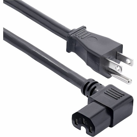 Startech.Com 8FT 2.4M HEAVY DUTY POWER CORD, NEMA 5-15P TO RIGHT ANGLE C15, 15A 125V, 14AWG, HEAVY GAUGE PDU PXT515C158RA
