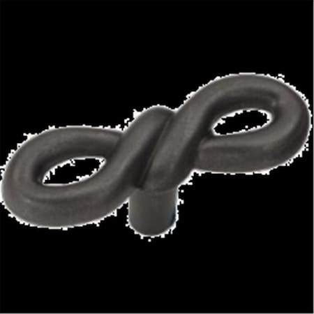 Belwith Products Belwith 0.75 x 2.12 in. French Twist Knob - Black Iron BWP3450 BI