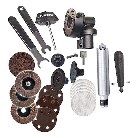 Foredom Angle Grinder Attachment Kit, 2 in, w/ H.30 Chuck-Style Handpiece, For 2 in Discs/Wheels AK69130