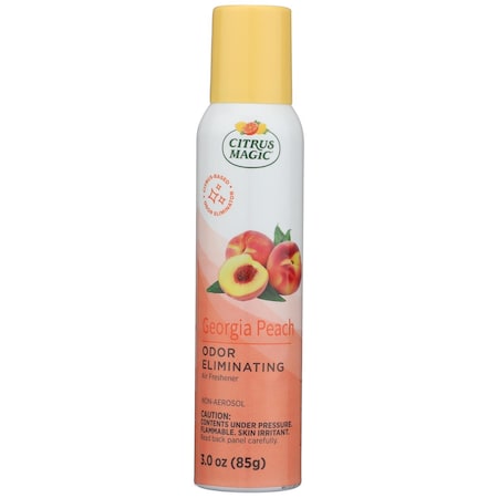Citrus Magic Georgia Peach Scent Air Freshener Spray 3 oz Liquid 1 pk 612173274