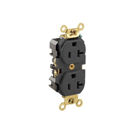 Leviton Industrial Series Extra Heavy Duty Grade Duplex Receptacle, 20 Amp, 125 Volt 5362-E