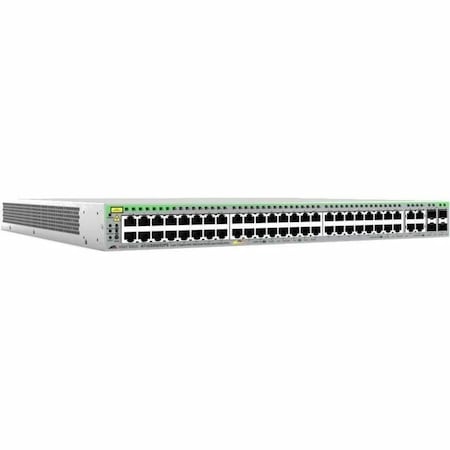 Allied Telesis 1000BASE-T X 48 + 1000BASE-T X 4/1000BASE-X (SFP) X 4 (COPPER/FIBER COMBO), WEB AT-IGS950/52PS-910