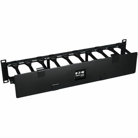 Tripp Lite Cable Manager, Finger Duct, Dual Cover, 2U SRCABLEDUCT2UHD