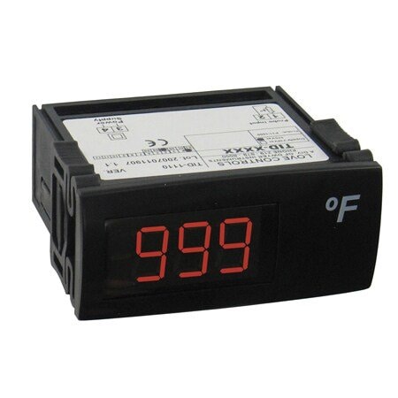 Dwyer Instruments Temperature/process indicator, Degrees F, PTC thermistor input, 24 VAC/DC. TID-1410