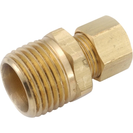 Anderson Metals 1/8''x1/8'' Brass Male Union Compression Adapter 750068-0202