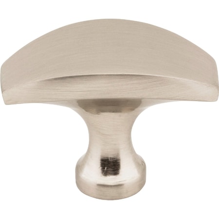 Hardware Resources Elements Cosgrove 1-1/2'' Length Satin Nickel Bar Knob 382SN
