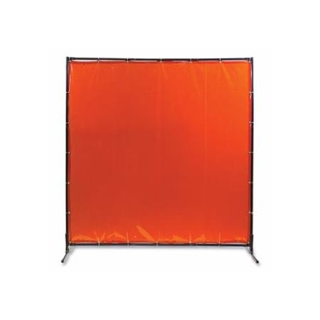 Best Welds Welding Curtain, 6 ft X 8 ft, PVC, Orange, 14 mil 902-CURTAIN-6X8-ORG