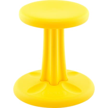 Kore Design Kids Wobble Chair for Schools, Classrooms, 14in tall, Active Seating, Yellow 803890