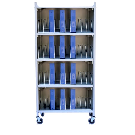 Omnimed Closed Chart Rack Holds X-Large Binders, 32 Binder Capacity 261526-LG