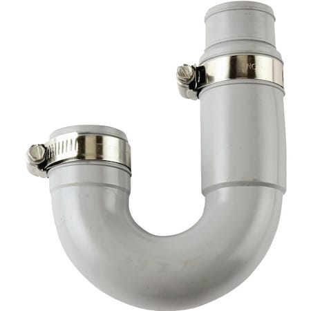 Prosource J-Bend, Hose Clamps, PVC/Stainless Steel, Gray FT-150