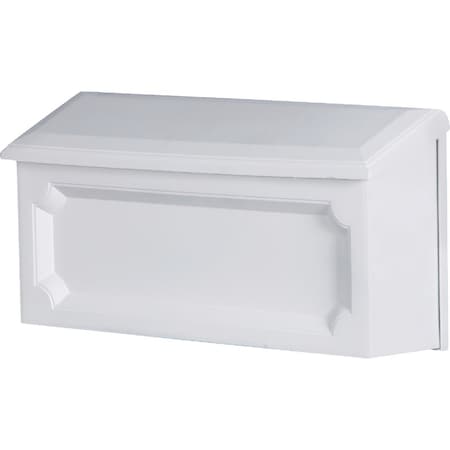 Gibraltar Windsor White Horizontal Wall Mount Mailbox WMH00WAM