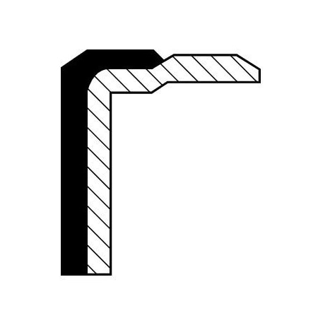 Harwal Seals End Cap Rubber Covered Steel 7008VKHP