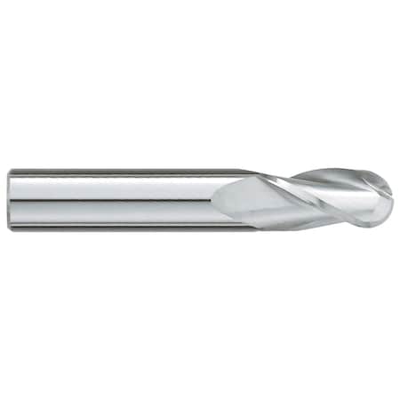 Garr Tool End Mill, Ball End Center Cutting Standard Length, Series: 323M, 21/64 in Diameter Cutter 17200