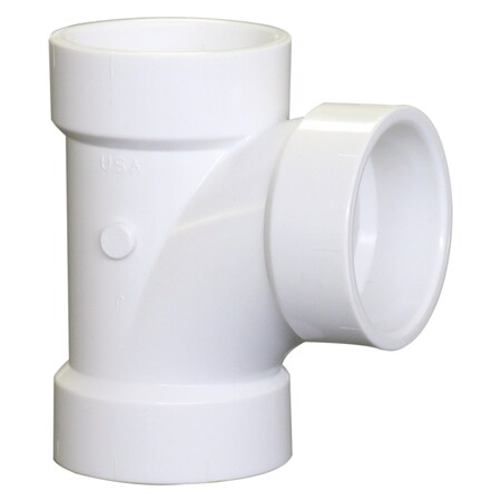 Nibco 4811 6 Hub x Hub x Hub Sanitary Tee PVC K099400
