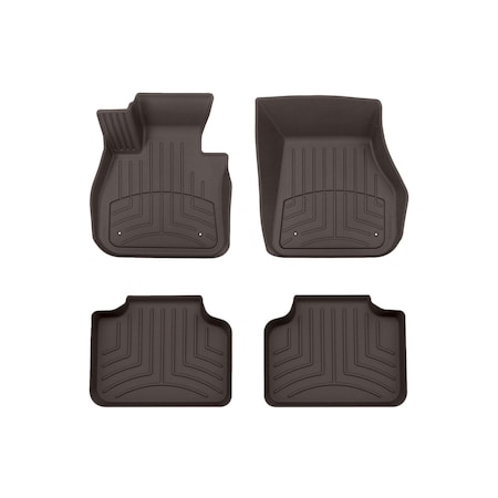 Weathertech Cocoa, Front and Rear FloorLiner HP 478811-477482IM