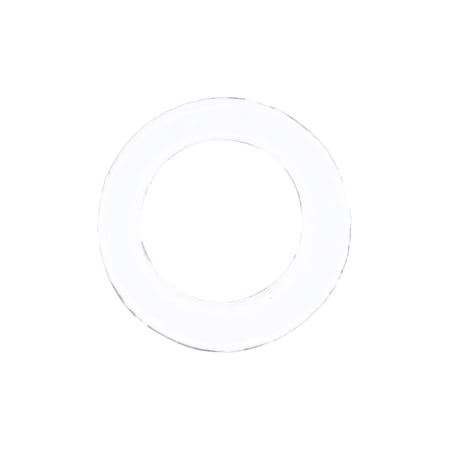 Auveco Nylon Flat Washer 3/16in Bolt242 Inside Diameter.062 Thick, 100PK 13896