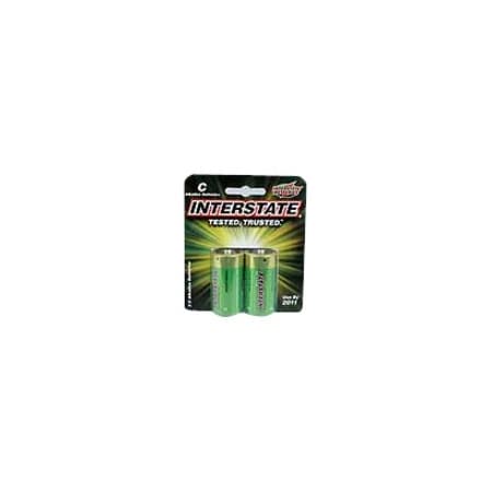Interstate Batteries Interstate DRY0015 1.5V Alk C Interstate 2 Pack DRY0015