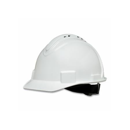 North Short Brim Hard Hat, 4-point Ratchet Suspension, Vented, White 068-NSB11001