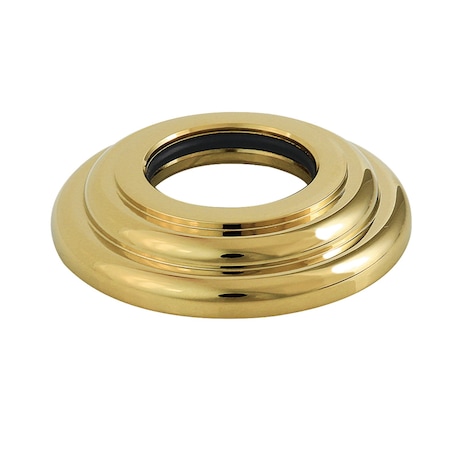 Kingston Brass Round Shower Arm Flange, Polished Brass K158F2