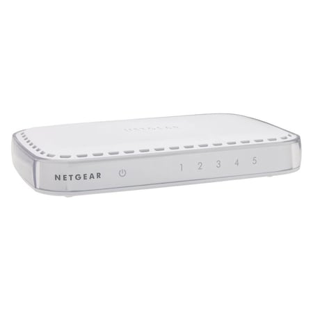 Netgear GS605 5-Port Gigabit Ethernet Switch - 5 x 10/100/1000Base-T GS605NA