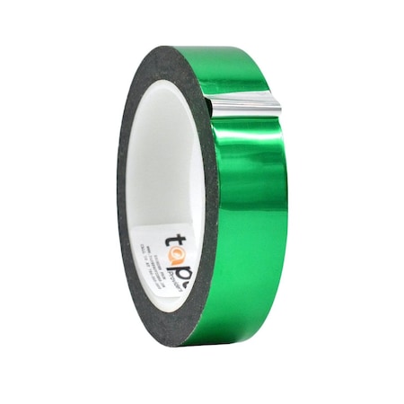 Wod Tape MPFT1 Metalized Polyester Mylar Film Tape Green: 1.5 in. x 72 yds, 32PK WOD MPFT1-01500-32-72-GRE