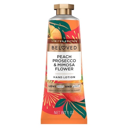 Love Beauty & Planet Beloved Peach Prosecco & Mimosa Flower Hand Lotion, 1 Ounce, 24PK 69750679