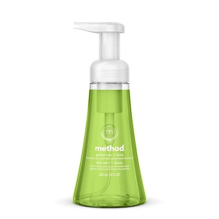 Method Foam Personal Soaps, Green Tea & Aloe, Pump Bottle 00362