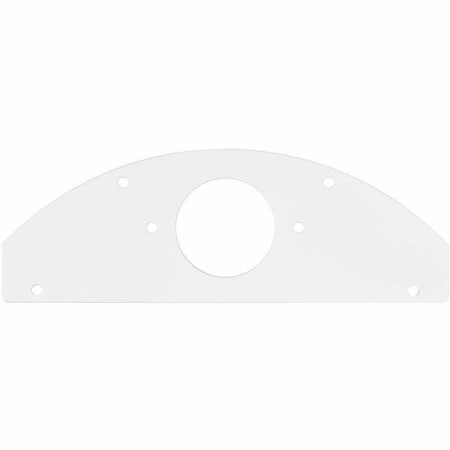 Hubbell Wiring Device-Kellems Recessed 10" Series, Sub Plate, Full Perimeter, (1) 1.60" Opening S1R10PSPG