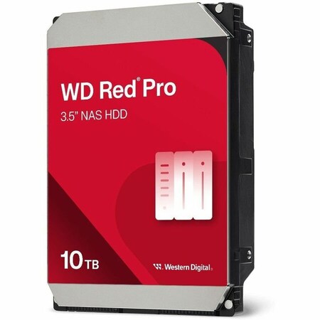 Wd Bulk Western Digital Red Pro 10 TB Hard Drive - 3.5" Internal - SATA (SATA/600) - 7200rpm WD103KFBX