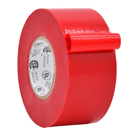 Wod Tape ETC766MS General Purpose Electrical Tape Red UL/CSA listed core: 1.5 in. X 66 ft, 64PK WOD ETC766MS-01500-64-66-RED