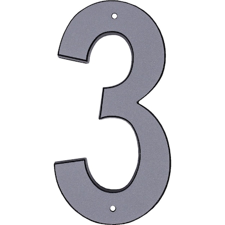 Hy-Ko 4'' Reflective Plastic Number 3 30653-5