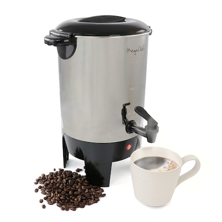 Megachef 30 Cup Stainless Steel Coffee Urn MC-S30C