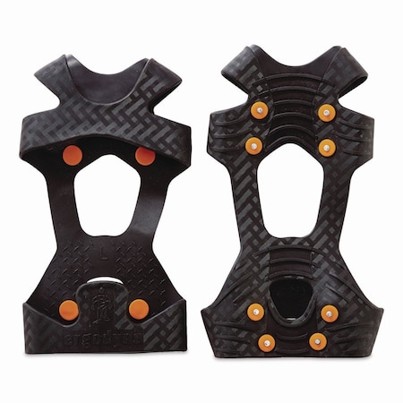 Ergodyne Trex 6300 One Piece Slip-on Ice Cleats, Medium, Black, Pair 16753