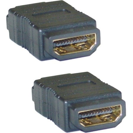 Cable Wholesale HDMI High Speed Coupler / Gender Changer, HDMI Type-A Female to HDMI Type-A Female, 4K 60Hz, Black 30HH-00400