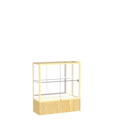Ghent Counter Display Case 36x40x14, Mirror, Champange 2281MB-GD-LV