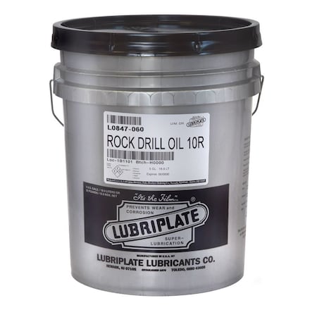 Lubriplate Oil, 5 gal, Pail, Amber, 32 PK L0847-060