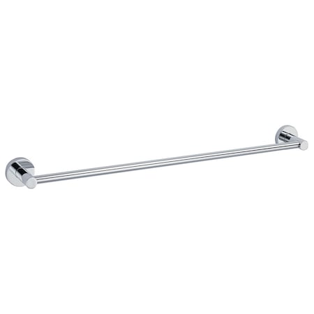 Geo 24" x 5/8" Contemporary Towel Bar with 1-3/4" Base Polished Chrome Finish GBA-GB2458-PC