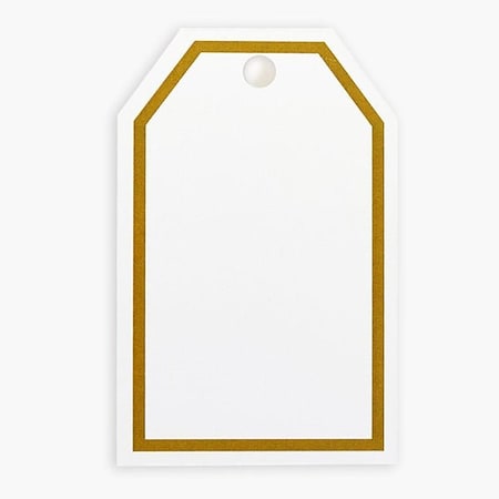 Nashville Wraps Gold Luxe Metallic Gloss Gift Tag, 2.25x3.5, 50PK PTLXG