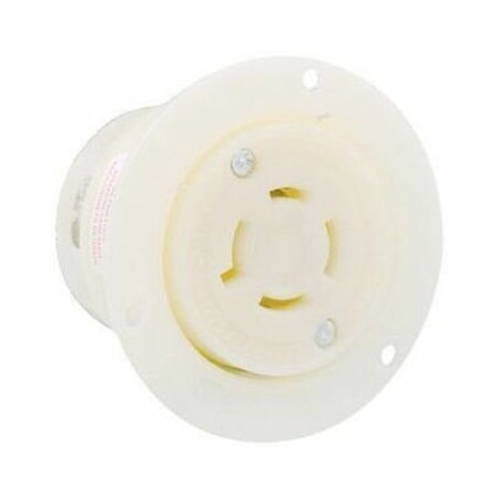Leviton Industrial Grade Flanged Outlet 20 Amp, 120/208 Volt 3PY 7409-C