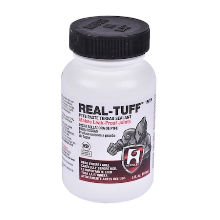 Oatey REAL TUFF 15615 Thread Sealant, 4 oz Can, Paste, White 5100095