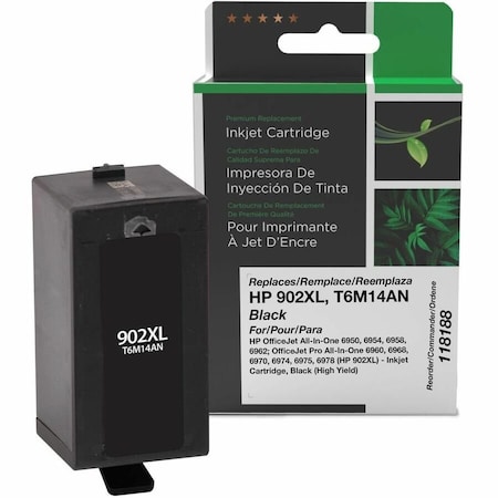 Clover Imaging Group Imaging Remanufactured High Yield Black Ink Cartridge 118188