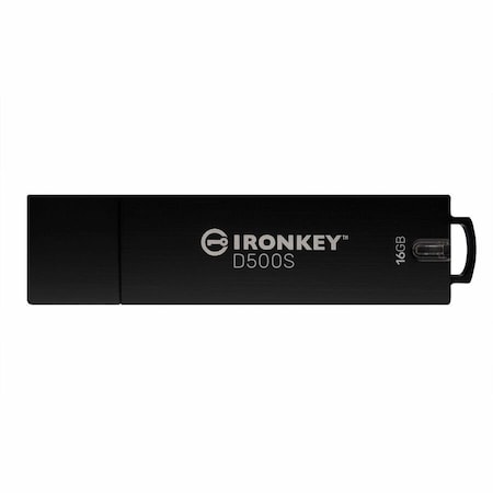 Kingston IronKey D500S 16GB USB 3.2 (Gen 1) Type A Flash Drive IKD500S/16GB