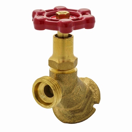 Proline Series Brass 3/4-in FIP x 3/4-in MHT Heavy Duty Sillcock 108-014HN