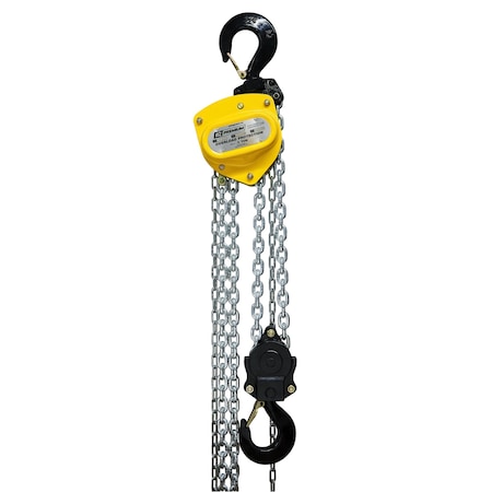 Oz Lifting Products Manual Chain Hoist, 6000 lb., Lift 10 ft. OZ030-10CHOP