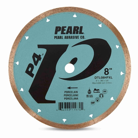 Pearl P4 Porcelain Blade 7 in. 5/8 in. Arbor DTL07HPXL