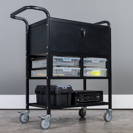 Luxor Powder Coated Steel, 200 lb Load Capacity, 38.25 W, 41.75 H UCWS003